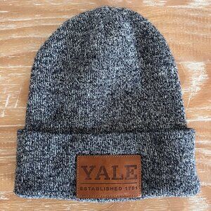 Yale grey beanie hat